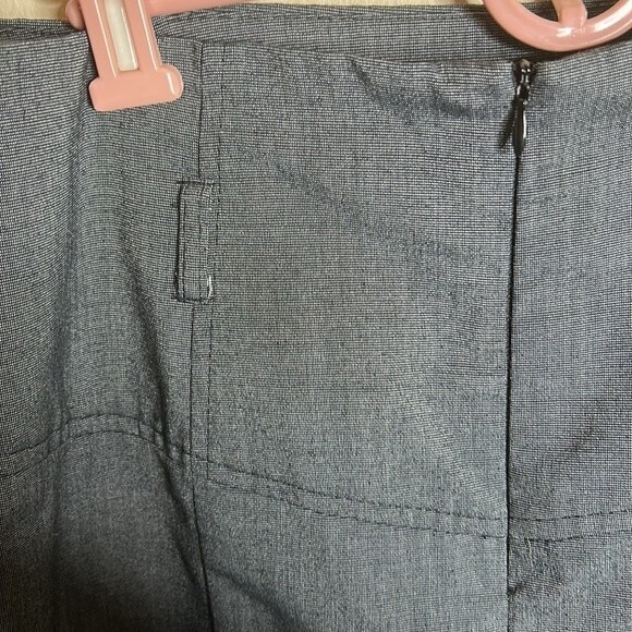 GNW Knee-Length Pencil Polyester Skirt Gray Size Medium - Picture 7 of 10